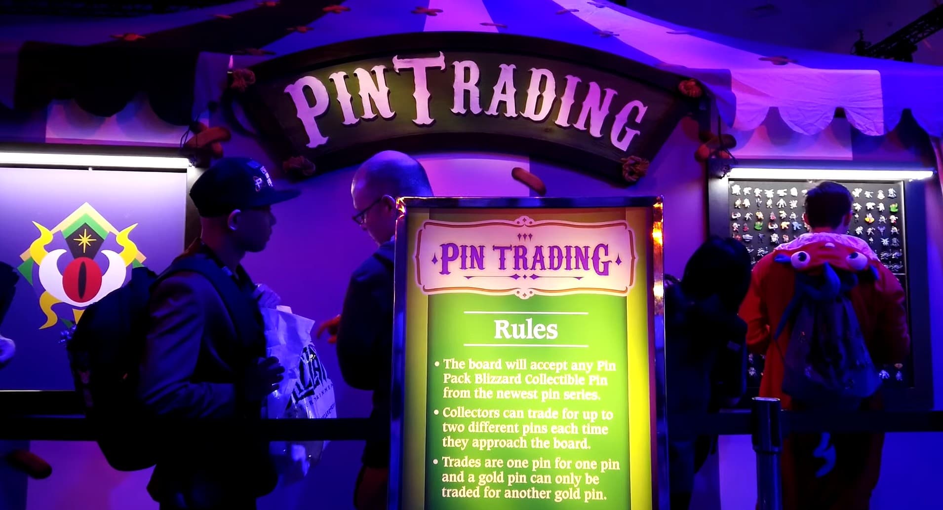 How Blizzard Pin Boards Work at BlizzCon