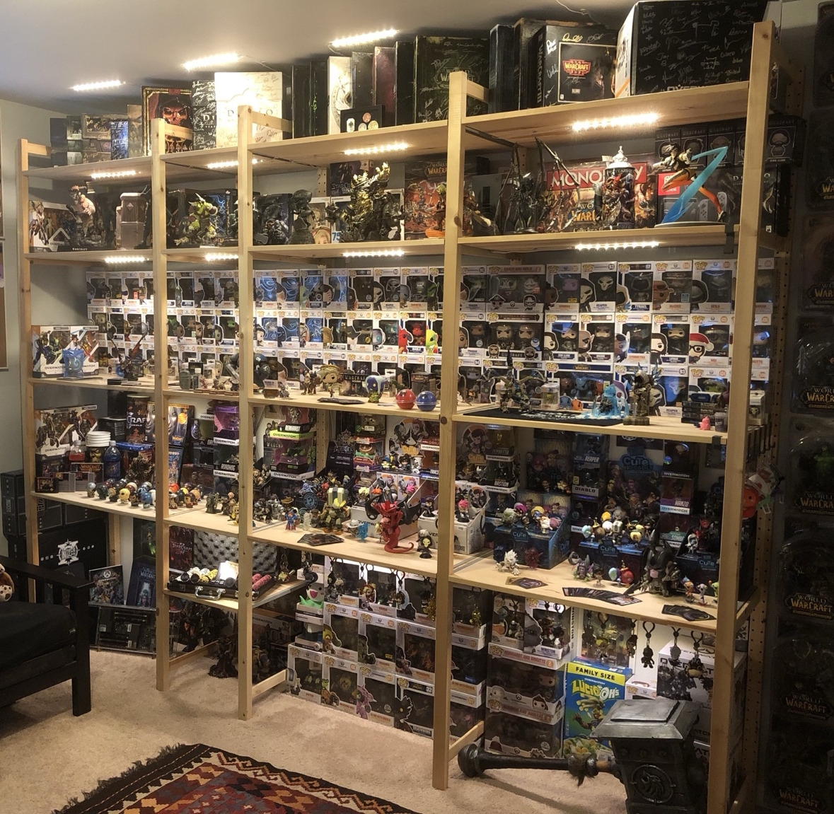 Tony's Blizzard collection room